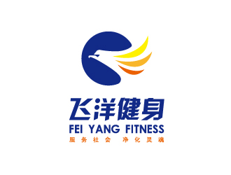 文大为的飞洋健身logo设计