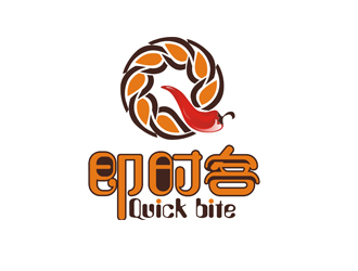 周国强的Quick bite 即食客logo设计
