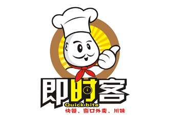 李泉辉的Quick bite 即食客logo设计