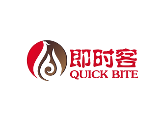 周金进的Quick bite 即食客logo设计