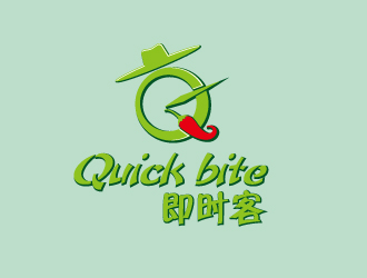 杨剑的Quick bite 即食客logo设计