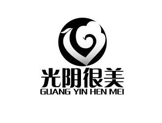 何锦江的光阴很美logo设计