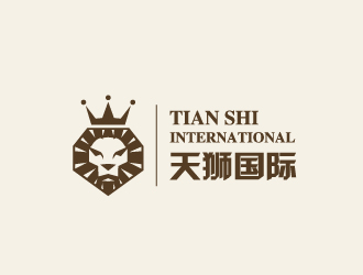 文大为的天狮国际logo设计