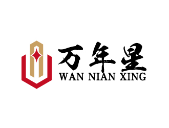 何锦江的万年星logo设计