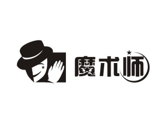 曾翼的魔术师logo设计