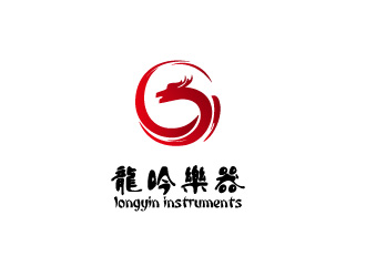 冯浩的龙吟乐器 英文商标设计logo设计