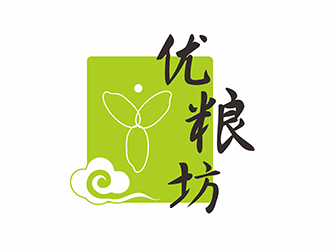 AR科技核心～雪狐设计的优粮坊logo设计