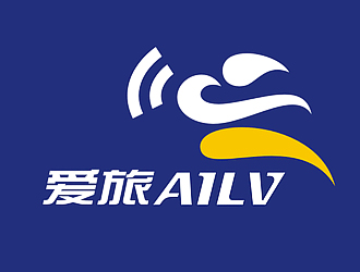 张雄的爱旅logo设计