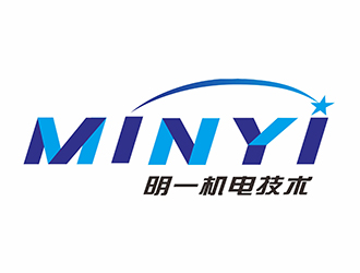 AR科技核心～雪狐设计的明一机电技术logo设计
