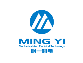 明一机电技术logo设计
