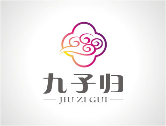 杨福的九子归(北京)针纺织品公司logo设计