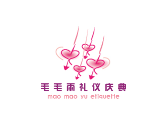 文大为的毛毛雨礼仪庆典公司logo设计