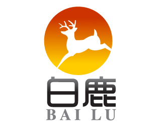 晓熹的白鹿logo设计