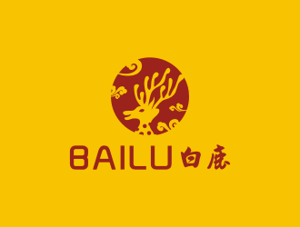 陈波的白鹿logo设计