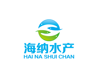 周金进的海纳水产logo设计