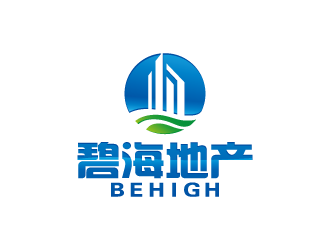 周金进的碧海地产logo设计