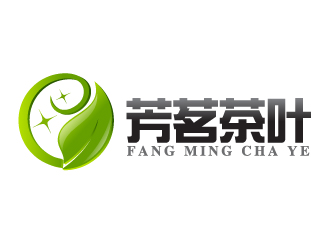 晓熹的芳茗茶叶（注意：“芳茗茶叶”更正“芳茗茶业”）logo设计