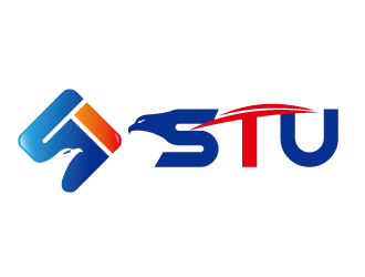 何锦江的商标名称：STUlogo设计