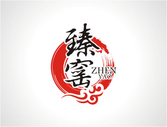 杨福的臻窑陶瓷艺术产品logo设计