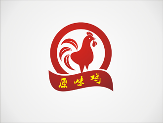 陈今朝的原味鸡餐厅logo设计
