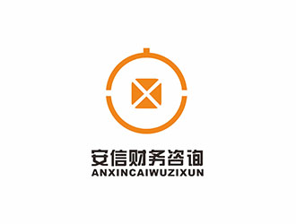 AR科技核心～雪狐设计的安信财务咨询logo设计
