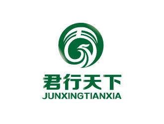 冯浩的君行天下，以“君”为主基素。logo设计