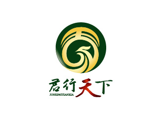 冯浩的君行天下，以“君”为主基素。logo设计