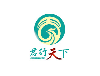 冯浩的君行天下，以“君”为主基素。logo设计