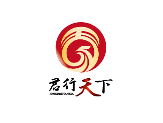 冯浩的君行天下，以“君”为主基素。logo设计