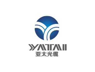 郑国麟的亚太光缆logo设计