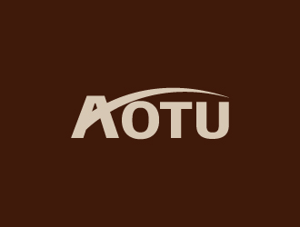 陈兆松的AOTU皮具英文字体商标设计logo设计