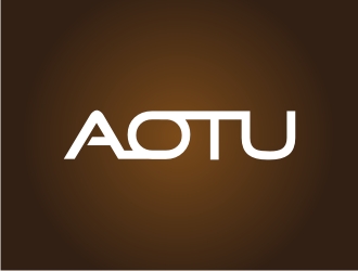 曾翼的AOTU皮具英文字体商标设计logo设计