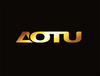 谭家强的AOTU皮具英文字体商标设计logo设计