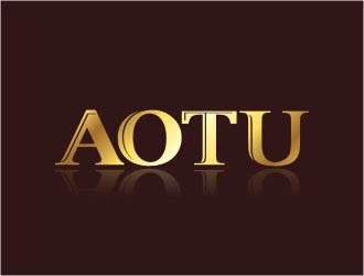 杨福的AOTU皮具英文字体商标设计logo设计