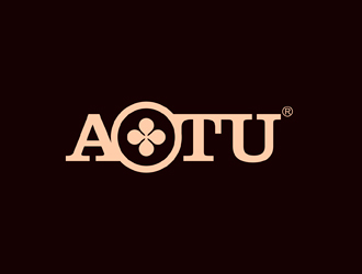 王云飞的AOTU皮具英文字体商标设计logo设计