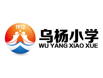 何锦江的忠县乌杨镇中心小学校校徽logo设计