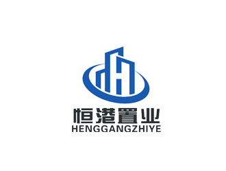 许明慧的湖北恒港置业logo设计