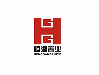 AR科技核心～雪狐设计的湖北恒港置业logo设计