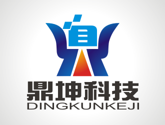 张军代的鼎坤科技logo设计
