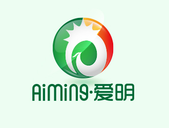 何锦江的led灯中英文字体logo设计logo设计