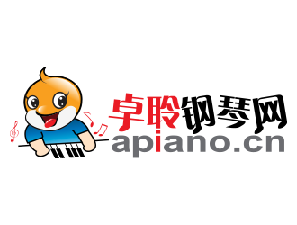 卓聆钢琴网（apiano.cn）logo设计