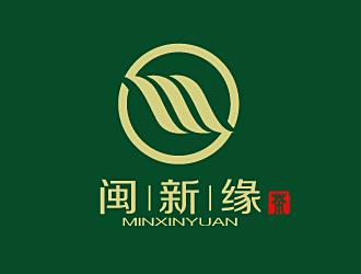 范振飞的闽新缘logo设计