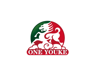 周金进的麒麟+ONE YOUKElogo设计