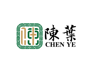 何锦江的陈叶logo设计