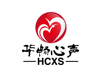 北京华畅心声广告传媒有限公司logo设计