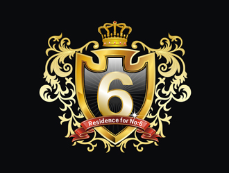 仓小天的6号公馆瑜伽健身俱乐部logo设计