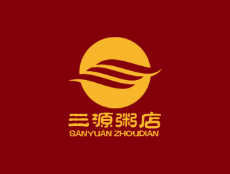仓小天的三源粥店logo设计