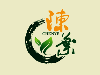 谭家强的陈叶logo设计