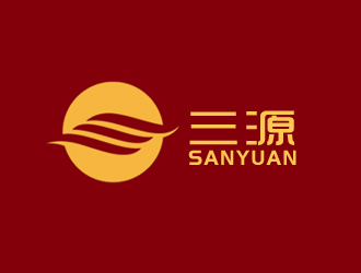 仓小天的三源粥店logo设计