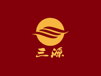 仓小天的三源粥店logo设计